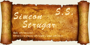 Simeon Strugar vizit kartica
